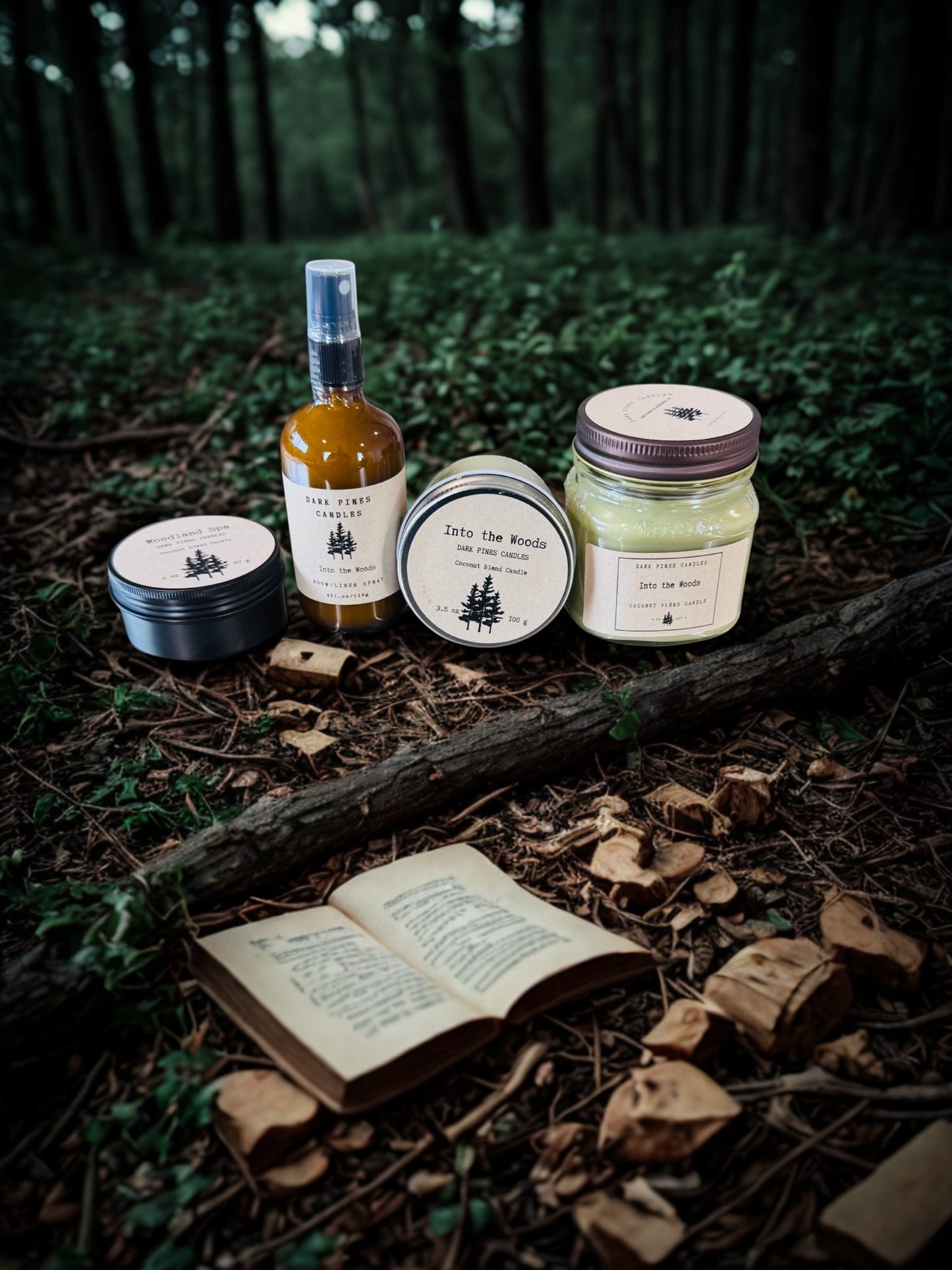 Candle & Room Spray Bundle - Dark Pines Candles