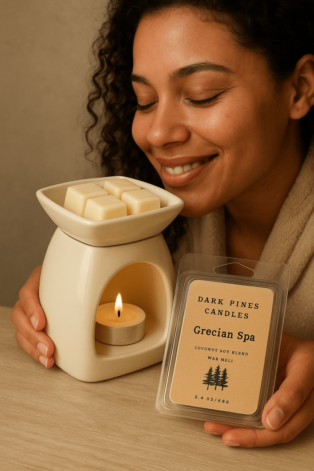 Grecian Spa - Dark Pines Candles