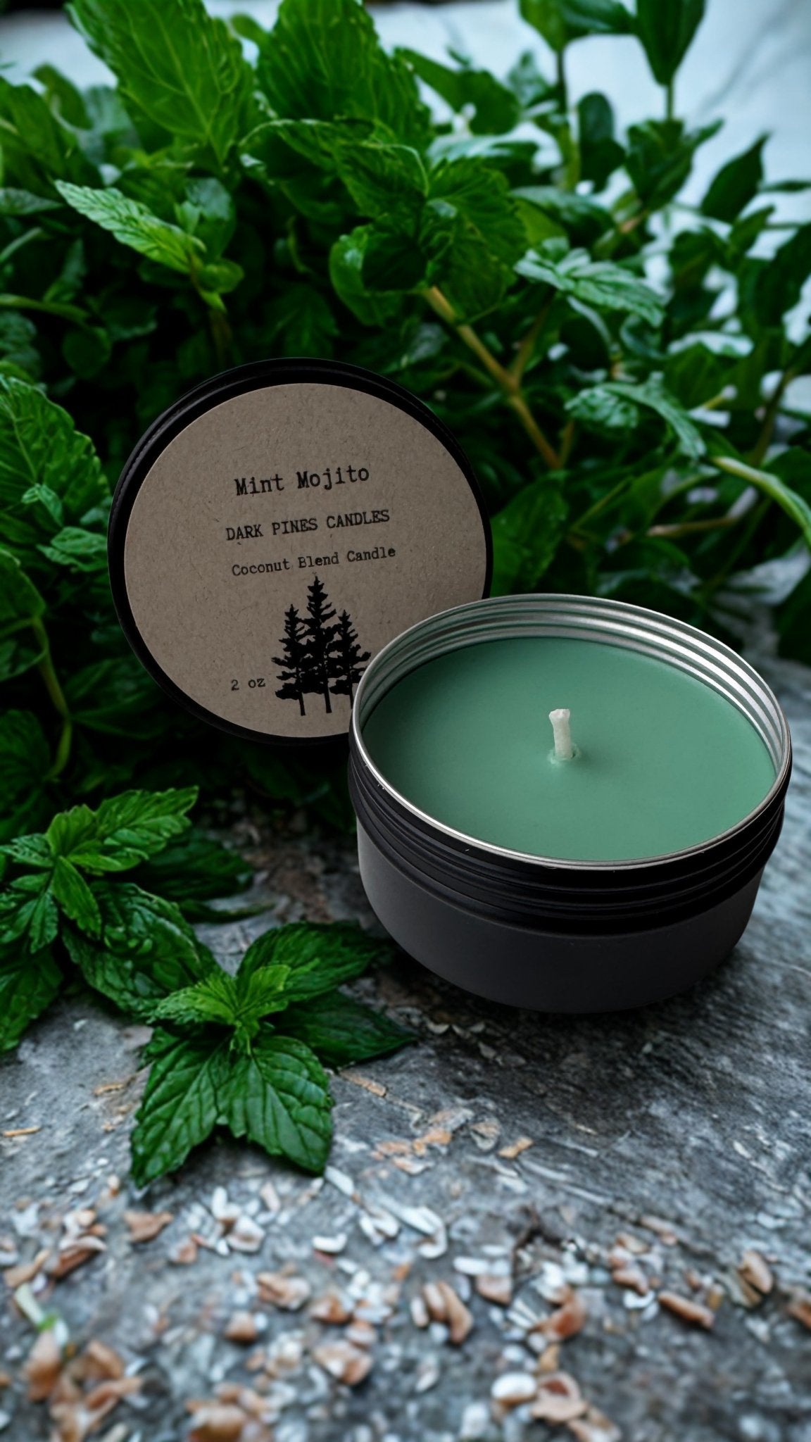No. 06 Mint Mojito 2 oz Discover Tin - Dark Pines Candles