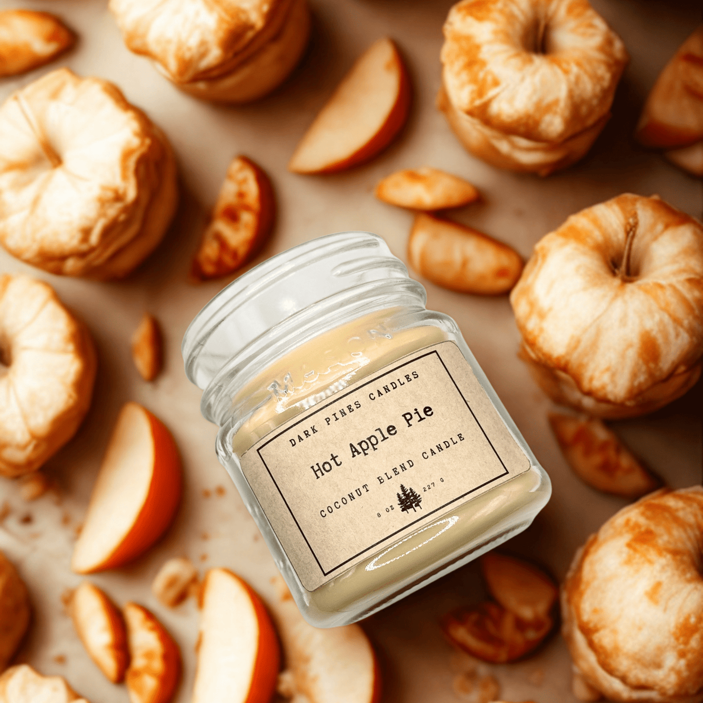 8 oz Mason Jar Candle - Dark Pines Candles