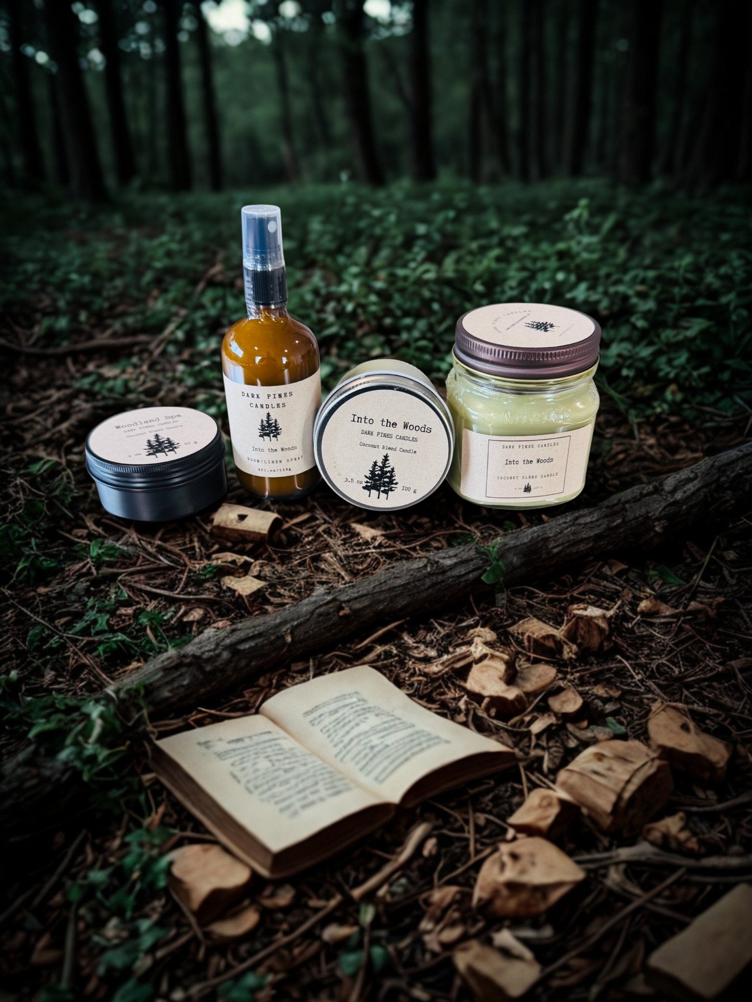 Candle & Room Spray Bundle - Dark Pines Candles