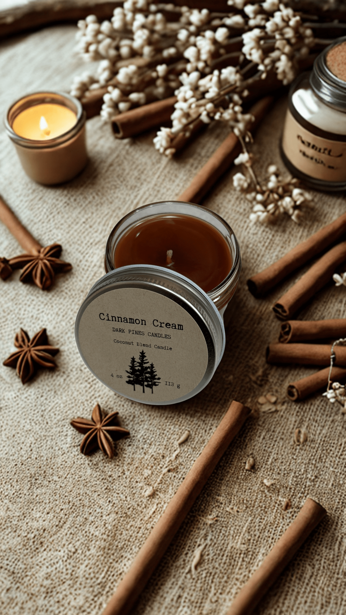 Cinnamon Cream - Dark Pines Candles
