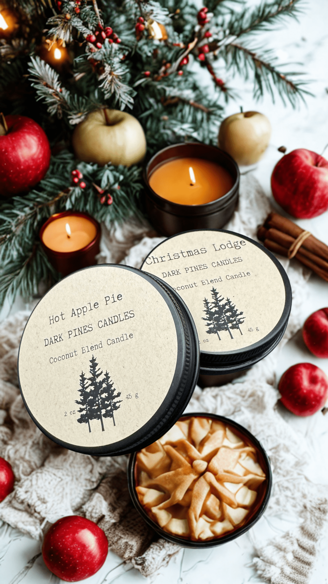 Holiday Flights - Dark Pines Candles