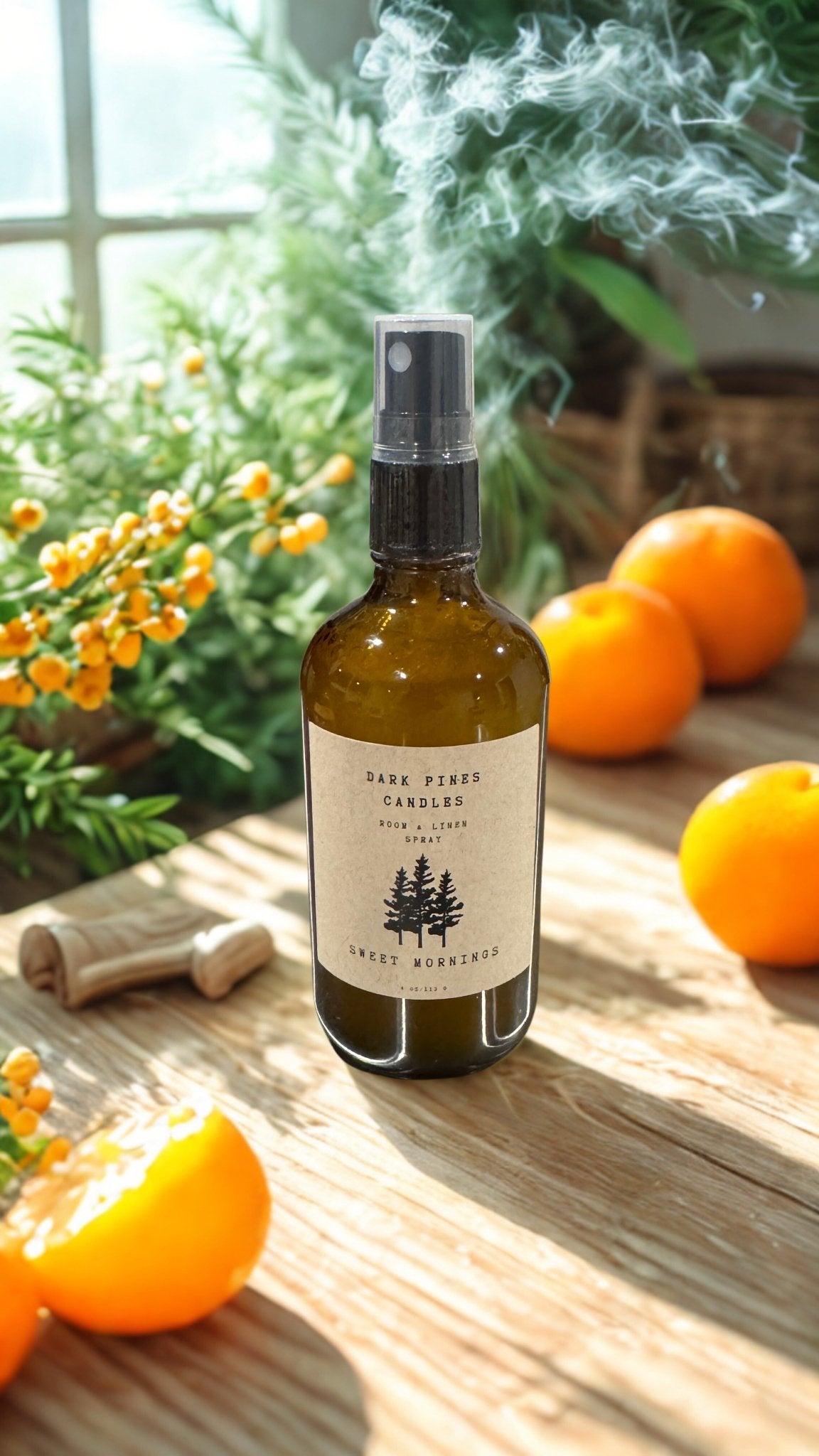 Linen and Room Spray 4oz - Dark Pines Candles