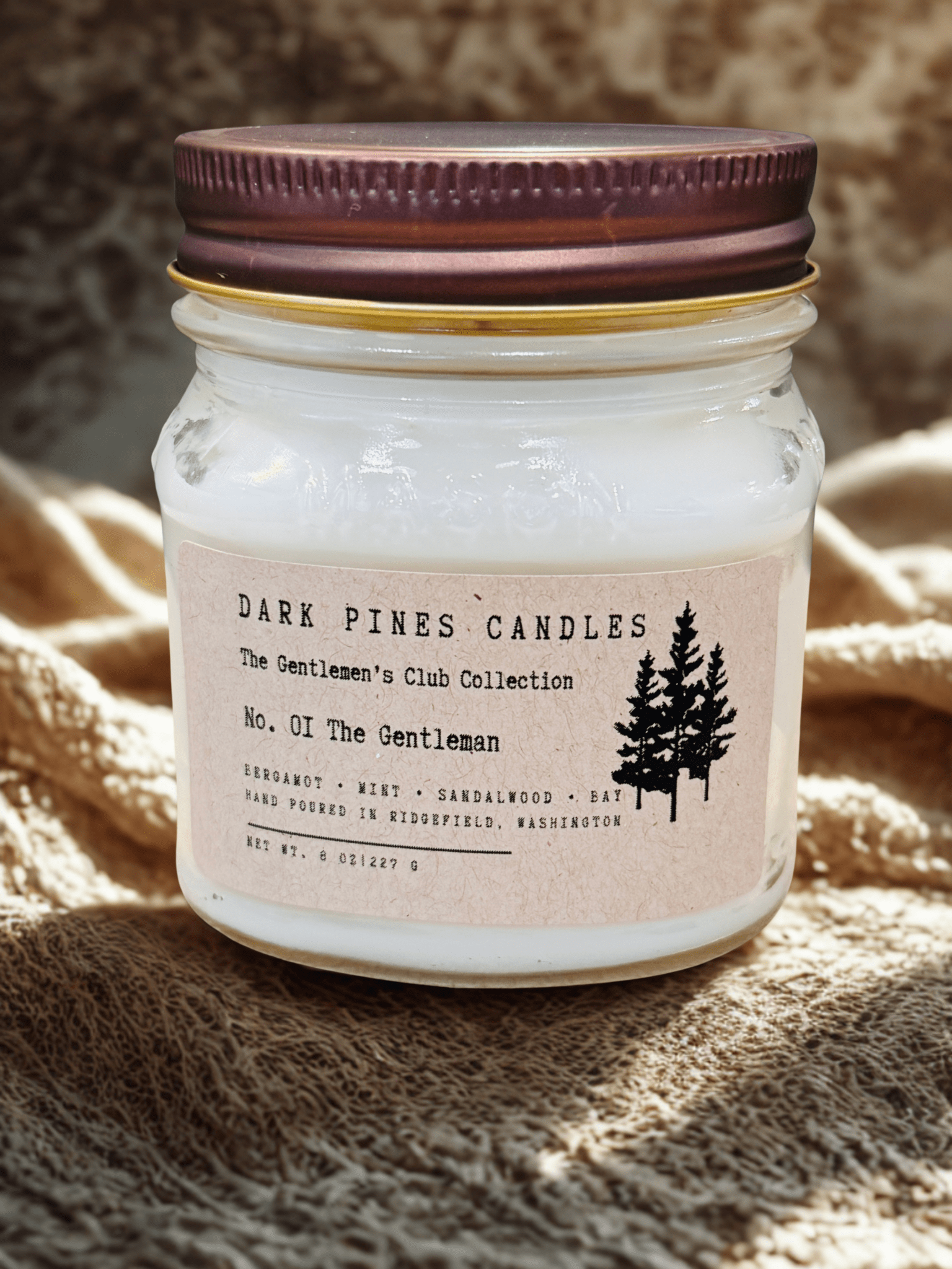 No. 01 The Gentleman - Dark Pines Candles