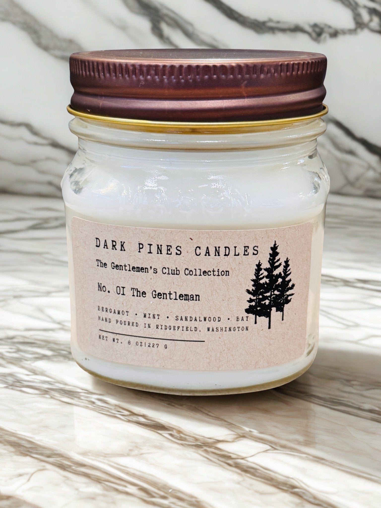 No. 01 The Gentleman - Dark Pines Candles