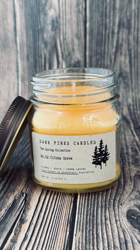 No. 02 Citrus Grove - Dark Pines Candles