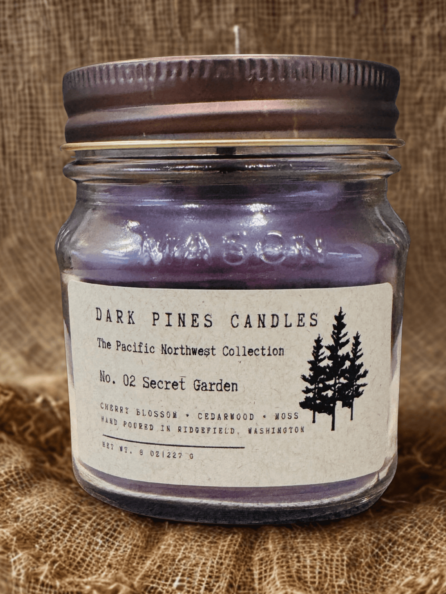 No. 02 The Secret Garden - Dark Pines Candles