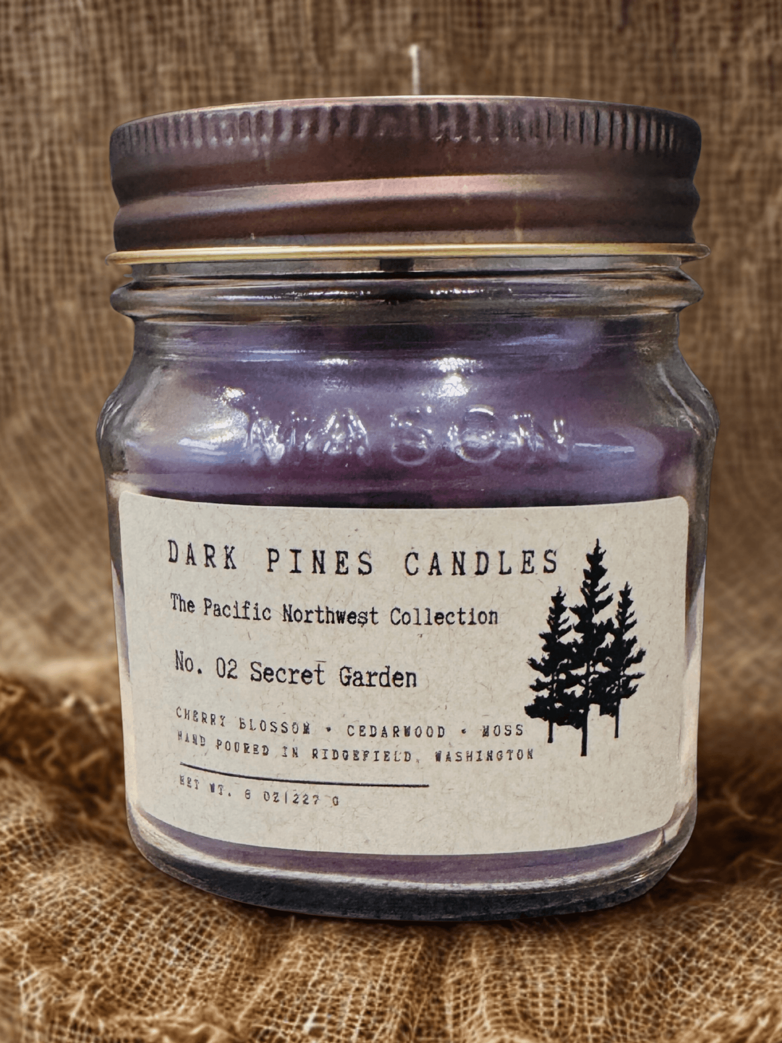 No. 02 The Secret Garden - Dark Pines Candles