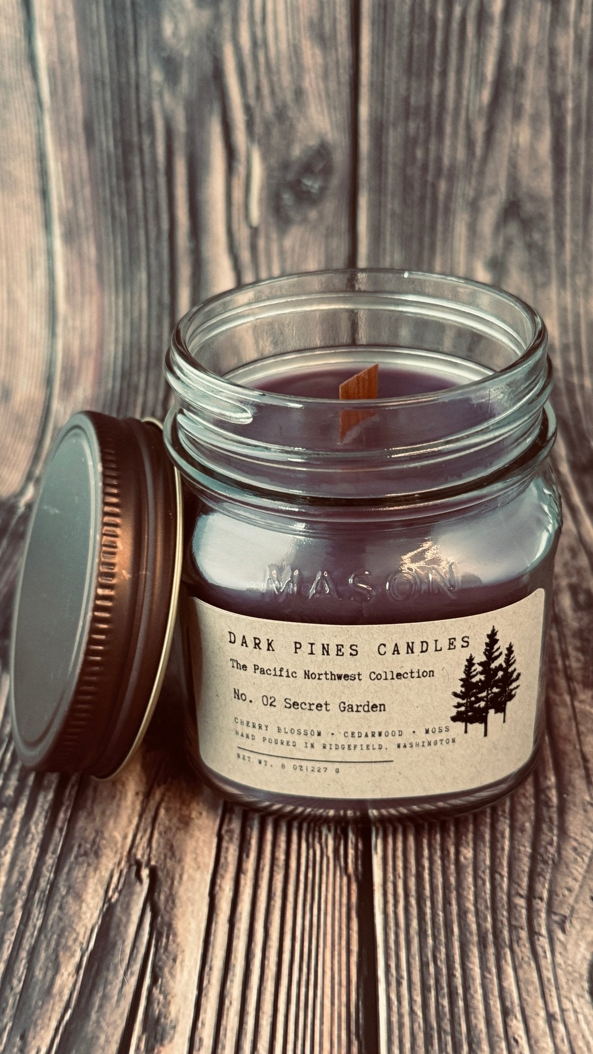 No. 02 The Secret Garden - Dark Pines Candles