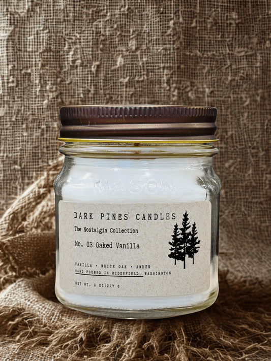 No. 03 Oaked Vanilla - Dark Pines Candles