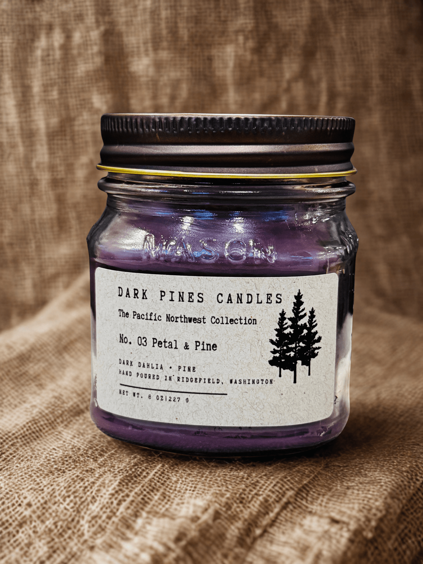 No. 03 Petal & Pine - Dark Pines Candles