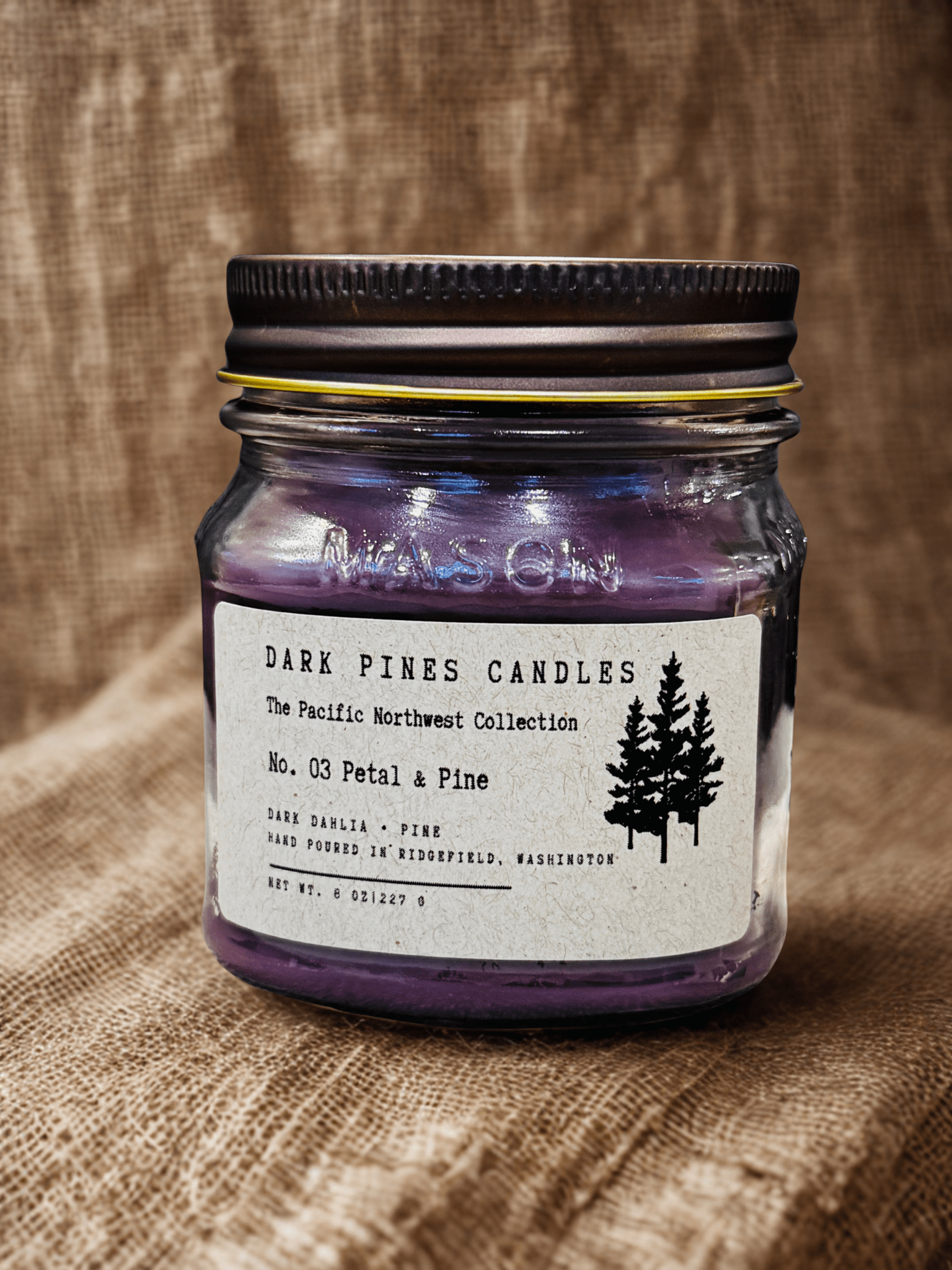 No. 03 Petal & Pine - Dark Pines Candles