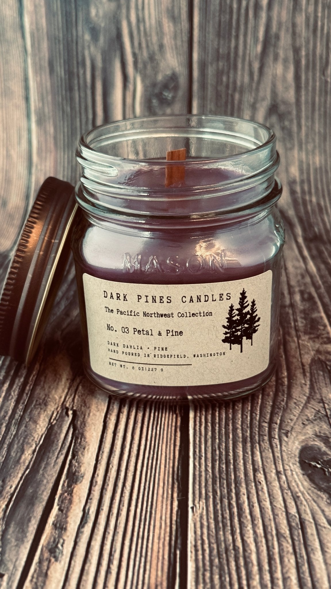No. 03 Petal & Pine - Dark Pines Candles