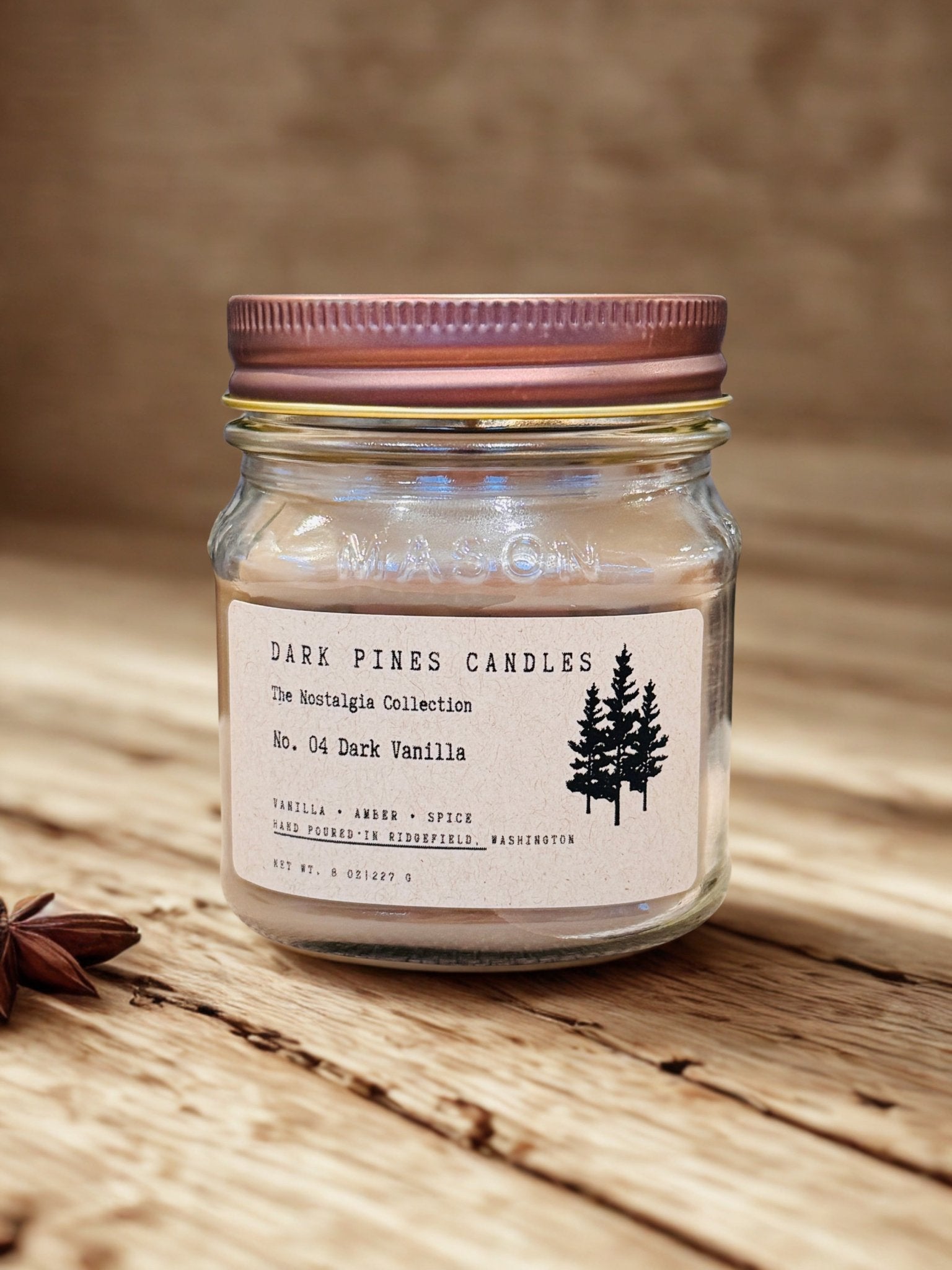 No. 04 Dark Vanilla - Dark Pines Candles