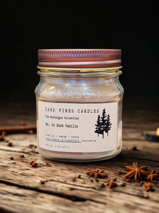 No. 04 Dark Vanilla - Dark Pines Candles
