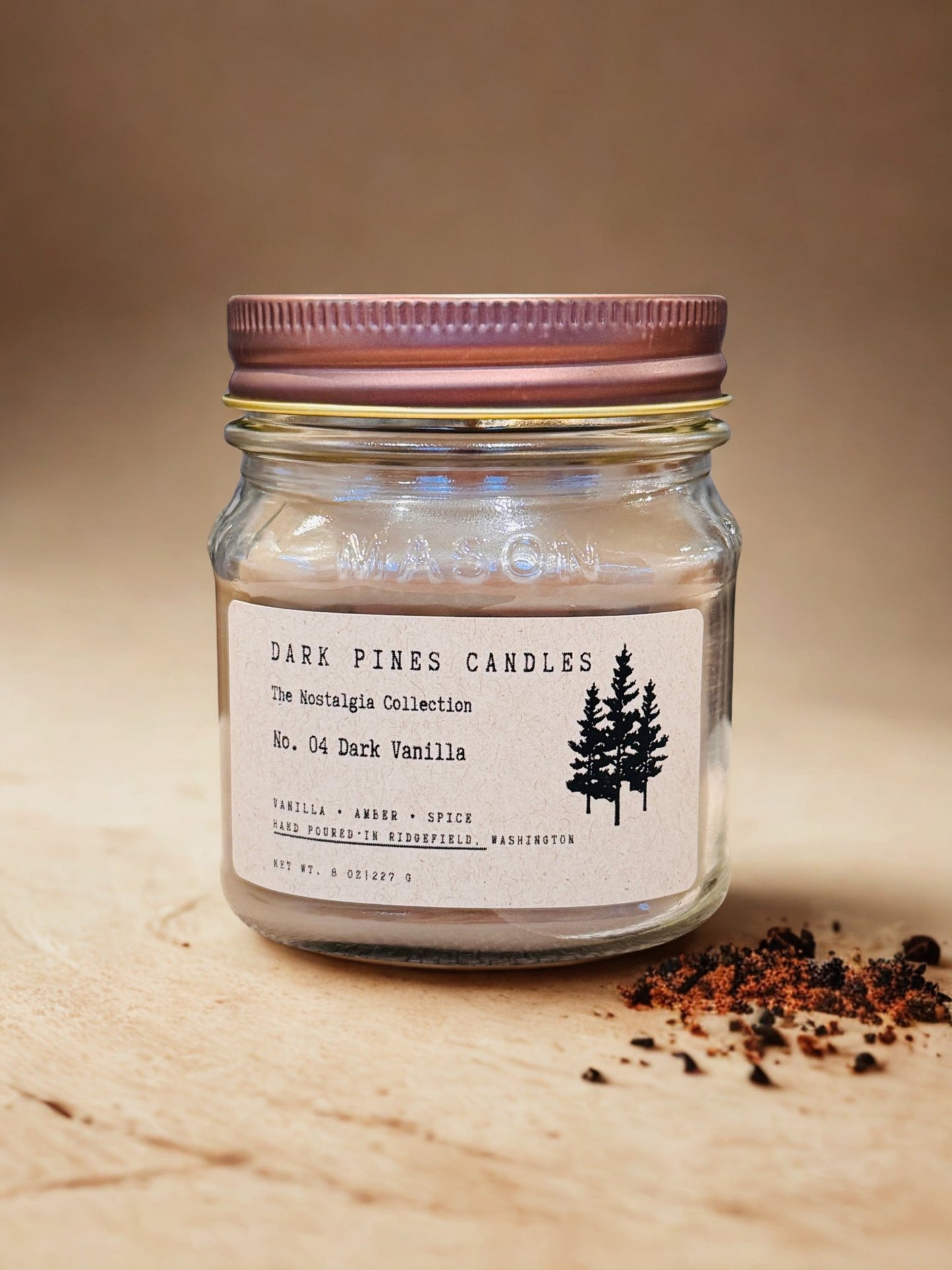No. 04 Dark Vanilla - Dark Pines Candles