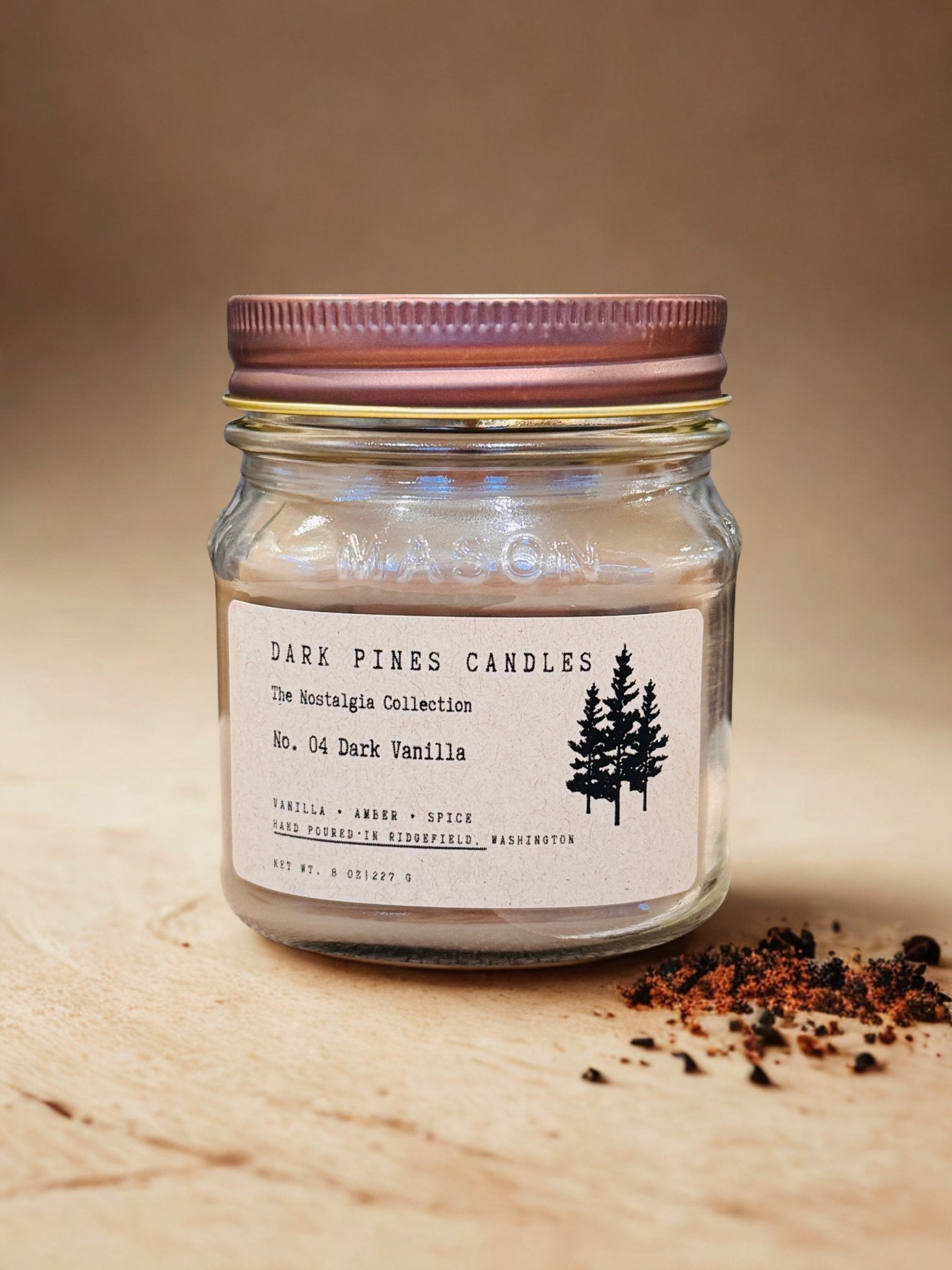 No. 04 Dark Vanilla - Dark Pines Candles