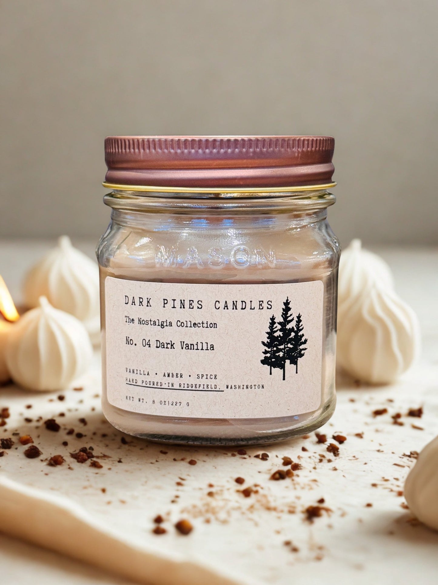 No. 04 Dark Vanilla - Dark Pines Candles