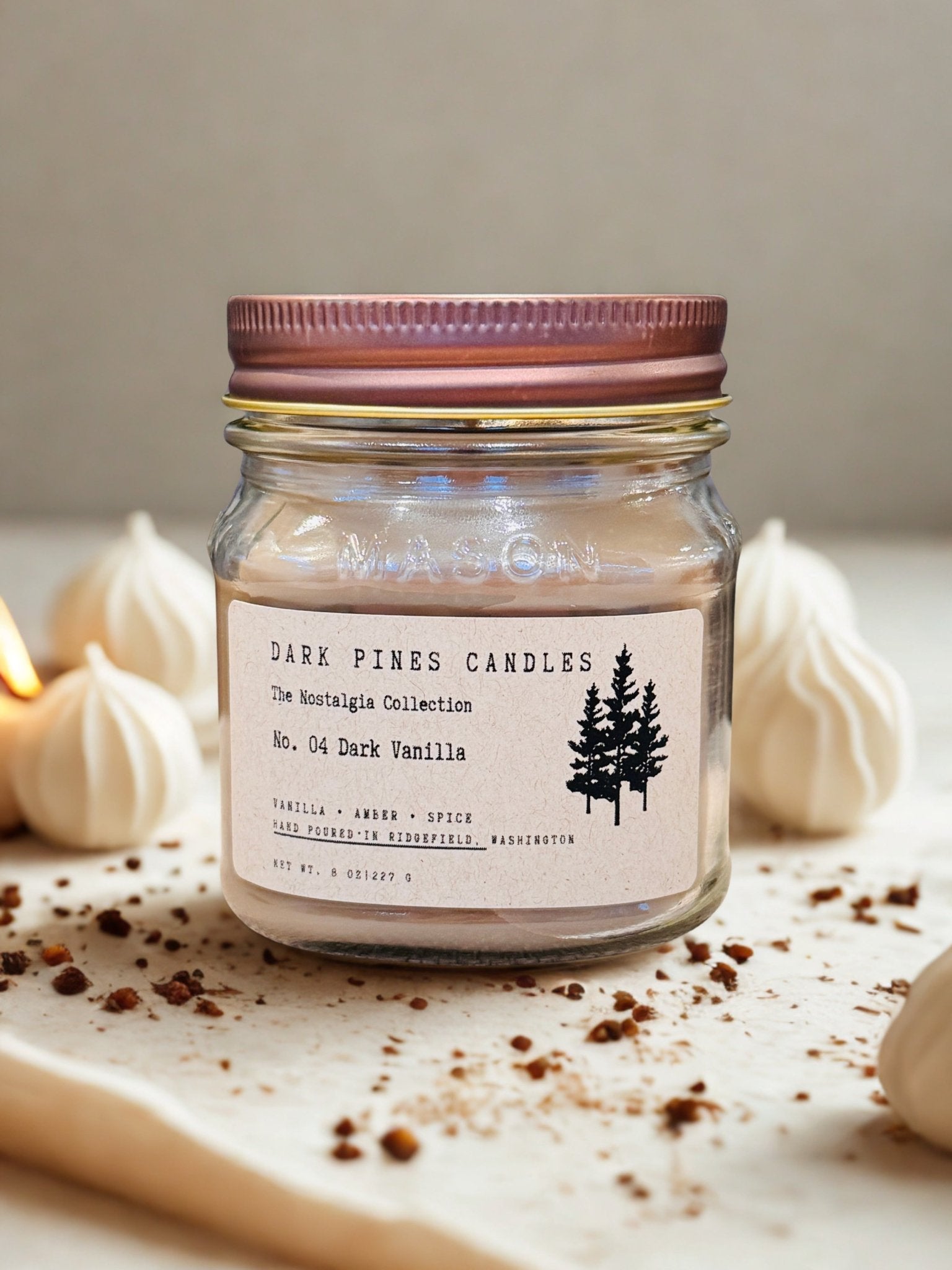 No. 04 Dark Vanilla - Dark Pines Candles