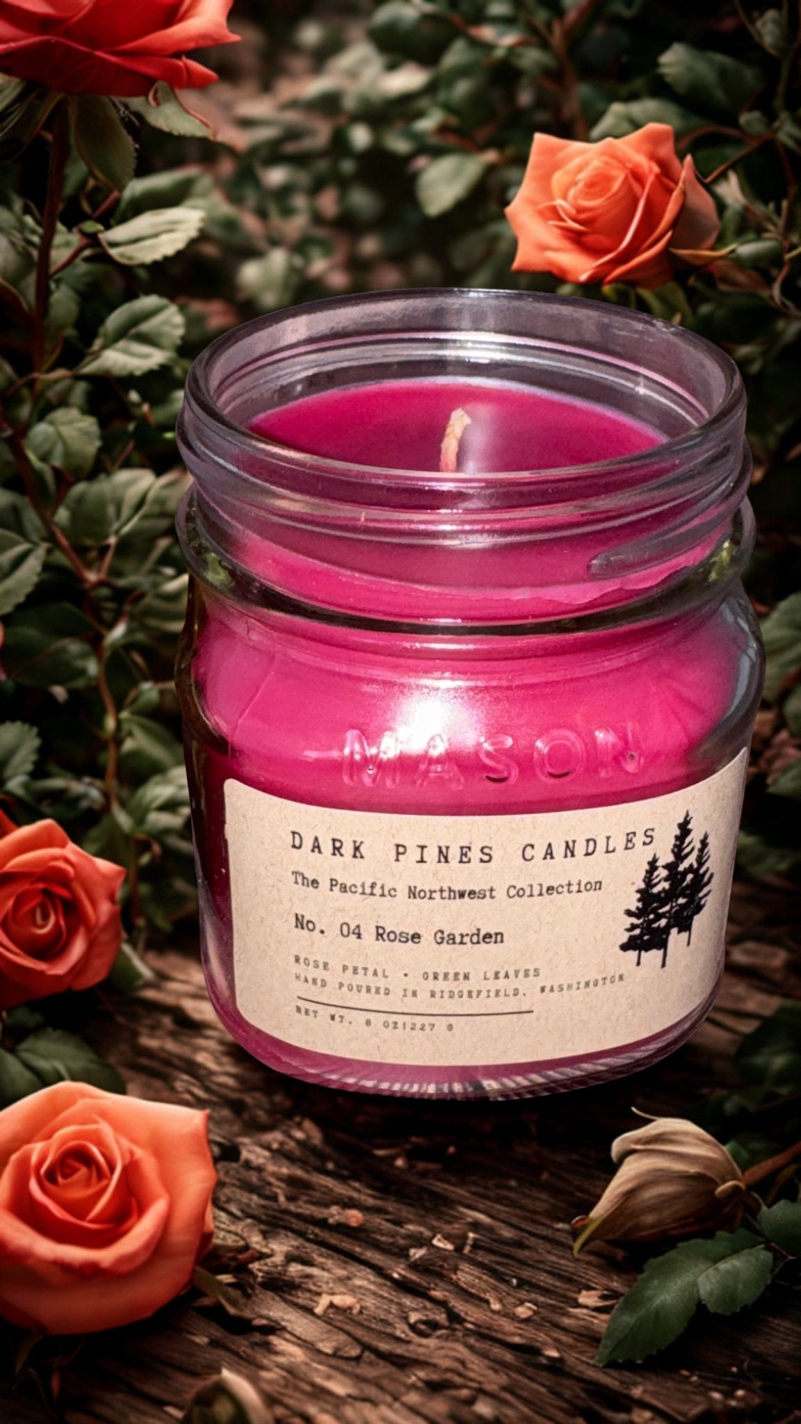 No. 04 Rose Garden - Dark Pines Candles