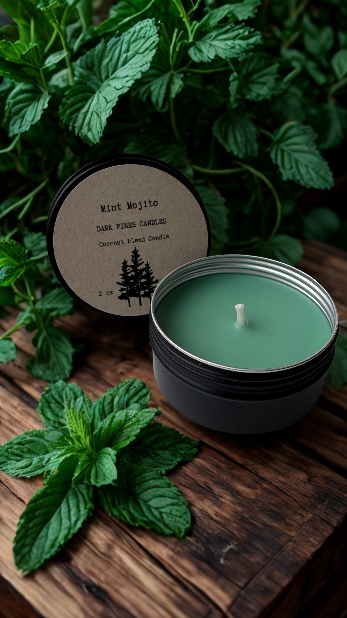 No. 06 Mint Mojito 2 oz Discover Tin - Dark Pines Candles