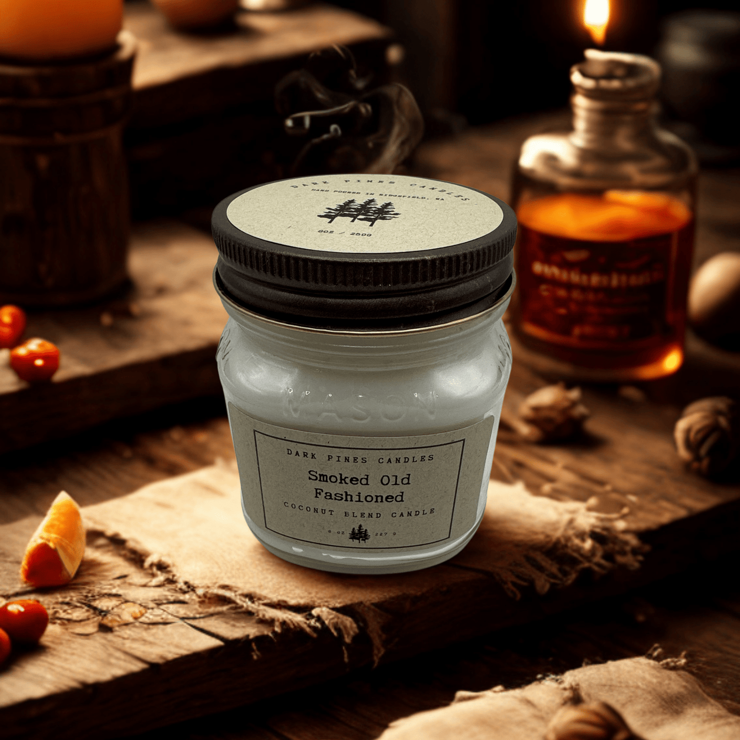 Smoked Old Fashioned - Dark Pines Candles