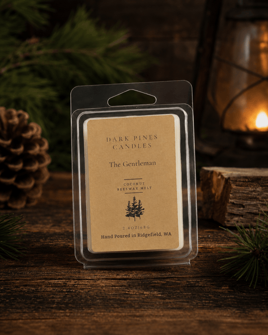 The Gentleman Wax Melt - Dark Pines Candles