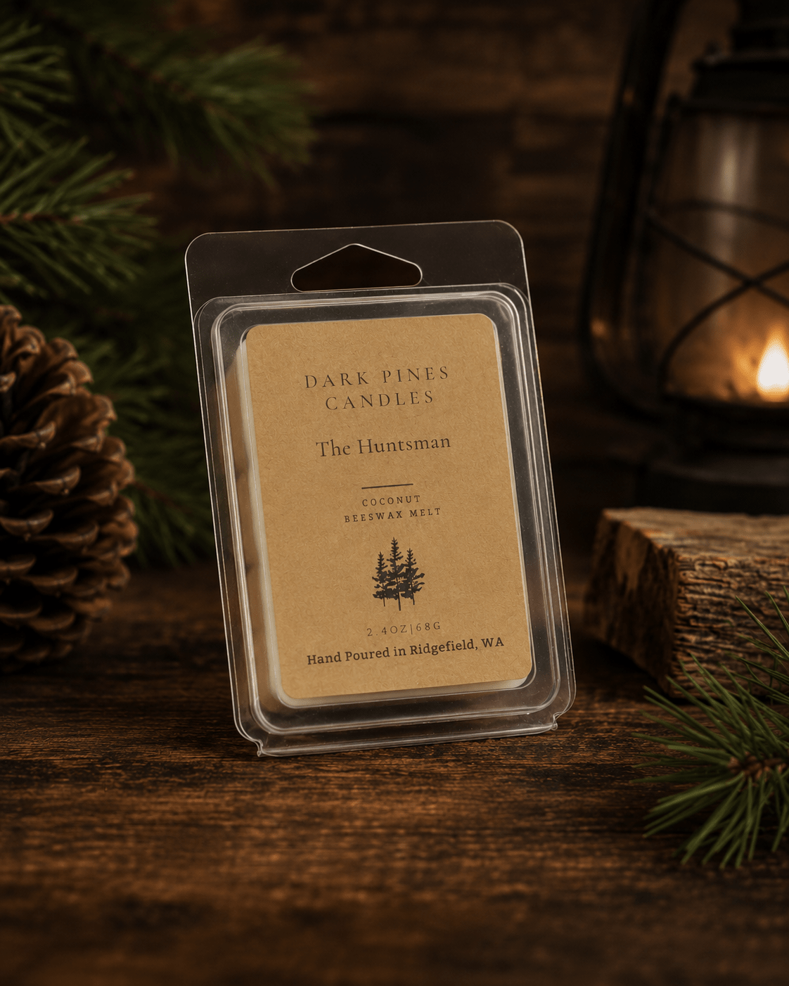 The Huntsman Wax Melt - Dark Pines Candles