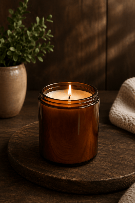 The Study 7 oz Scented Candle - Dark Pines Candles